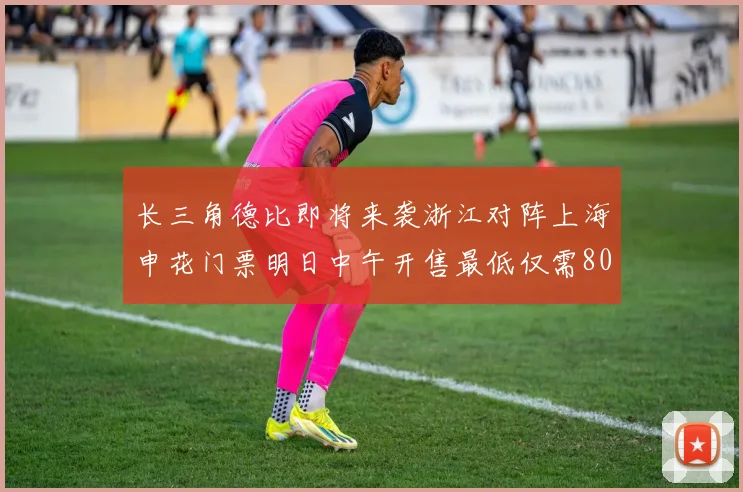 长三角德比即将来袭浙江对阵上海申花门票明日中午开售最低仅需80元